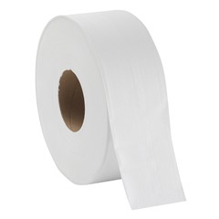 Tissue Toilet Pacific Blue Select™ White 2-Ply Jumbo Size Cored Roll Continuous Sheet 3-1/5 Inch X 1000 Foot Acclaim (1/RL 8RL/CS) by Georgia Pacific  ID 13728